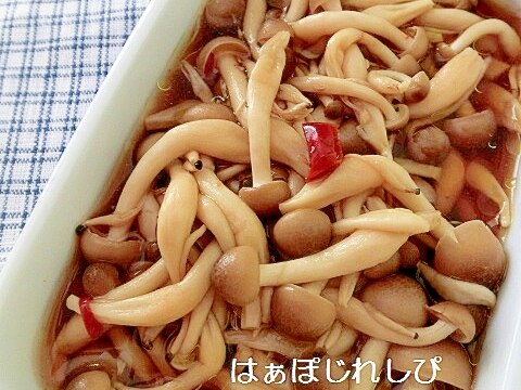 レンジで簡単♪しめじのポン酢マリネ✿